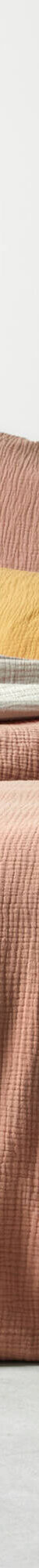 Linge de lit uni en triple gaze de coton (praline) Linge de lit uni en triple gaze de coton (praline)